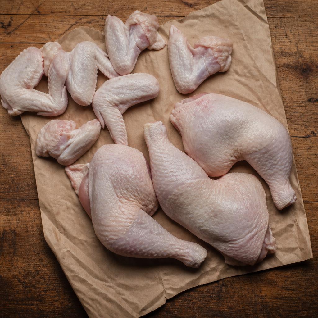 Chicken selection at Hopkins Meat Packing